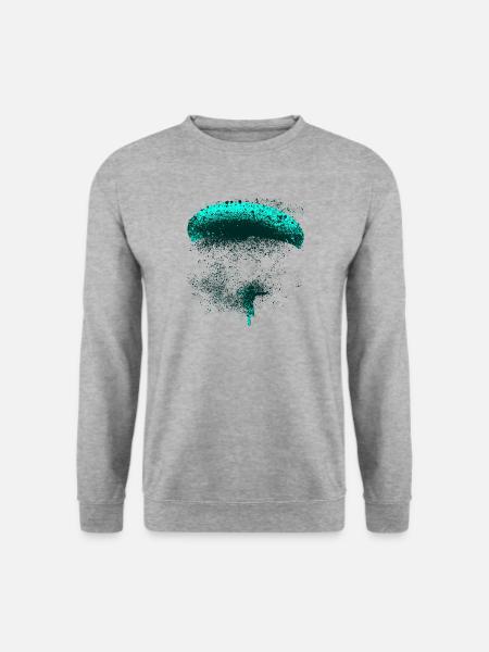 Paraglider splash blue - Unisex Sweatshirt - salt & pepper
