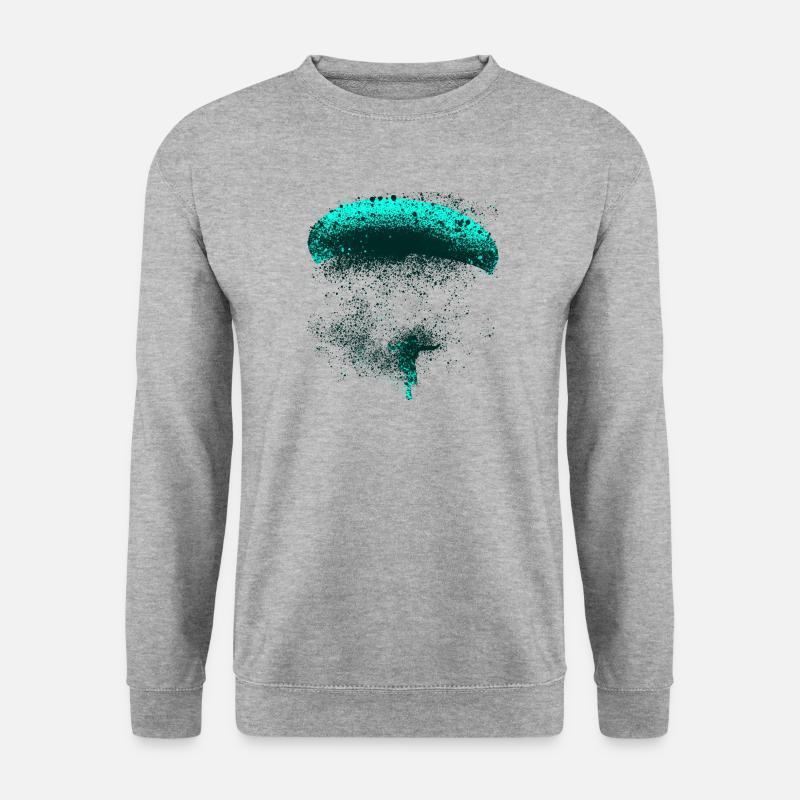 Paraglider splash blue - Unisex Sweatshirt - salt & pepper