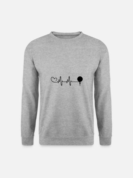 Pan Kitchen Heartbeat - Unisex Sweatshirt - salt & pepper