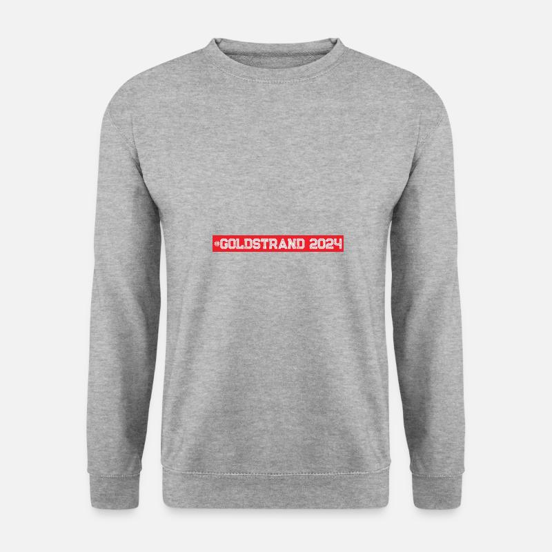 Goldstrand 2024 - Unisex Pullover - Weißgrau meliert