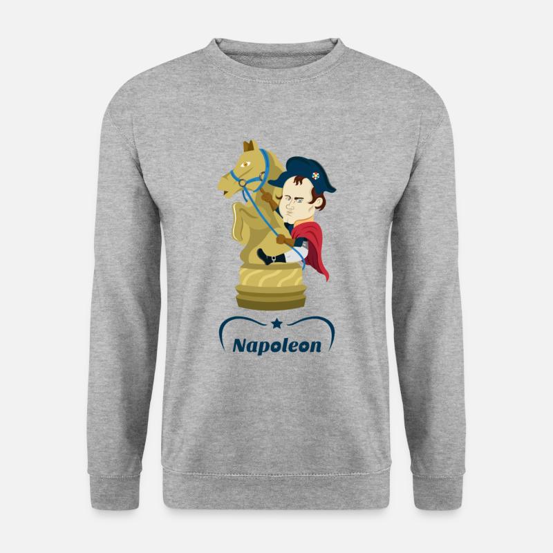 Napoleon - Unisex Pullover - Weißgrau meliert