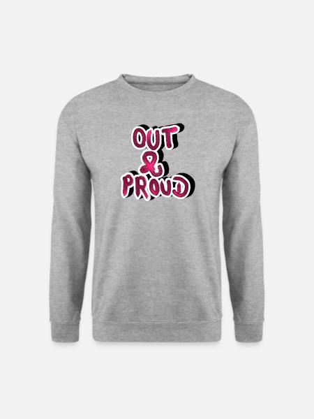 ART out proud - Unisex Sweatshirt - salt & pepper