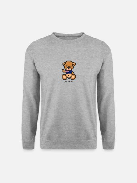 Pixel Bear New Zealand - Unisex Sweatshirt - salt & pepper