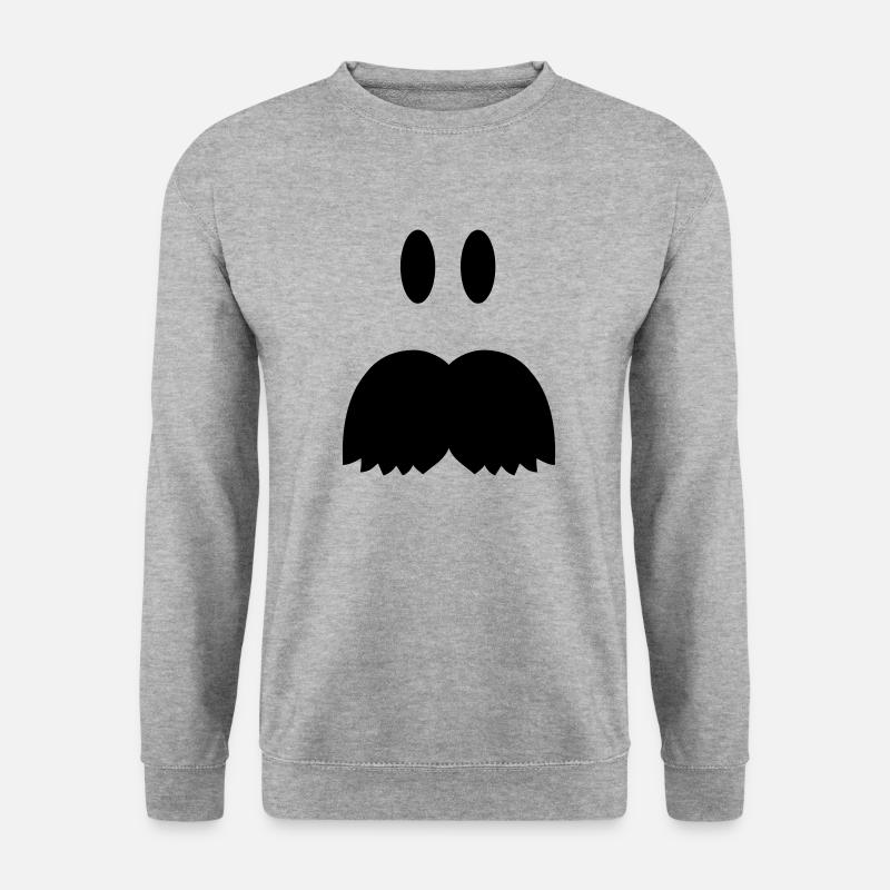 Bart Mustache - Unisex Sweatshirt - salt & pepper