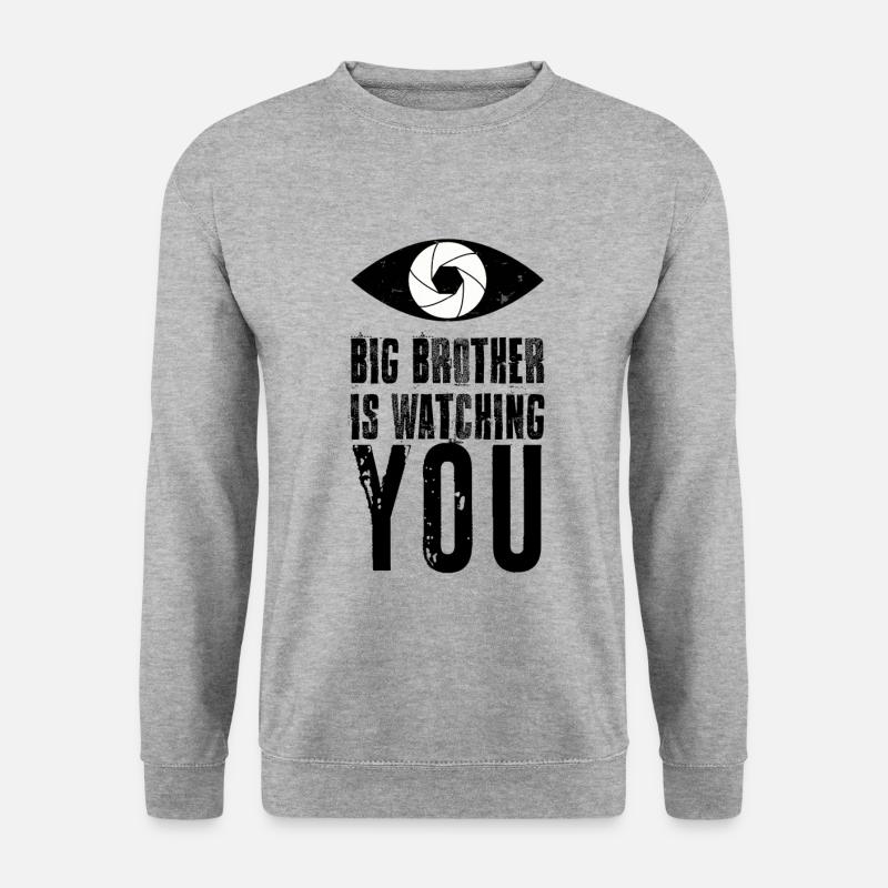 Big Brother vous contrôle - Sweat-shirt Unisexe - gris chiné