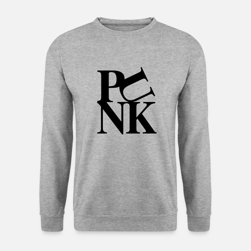 Steampunk - Unisex Pullover - Weißgrau meliert