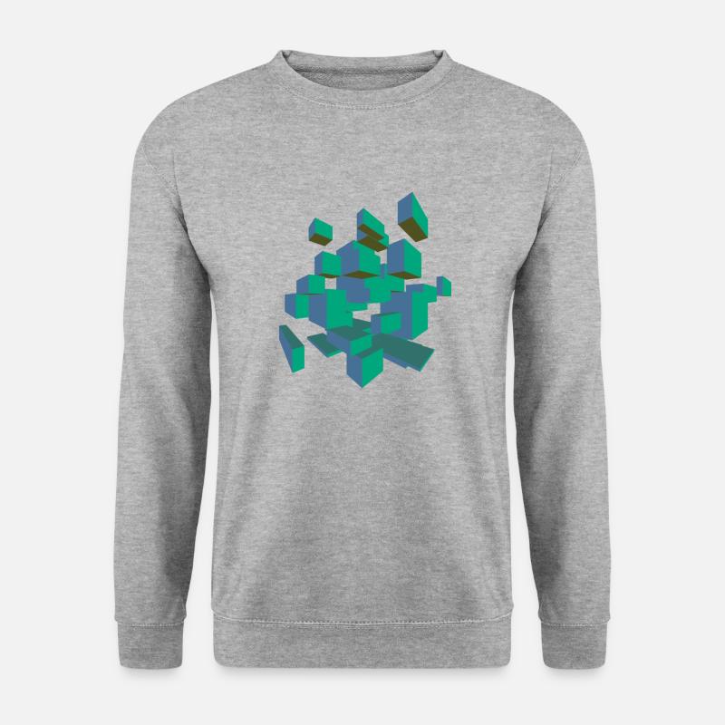 Cubes - Unisex Sweatshirt - salt & pepper