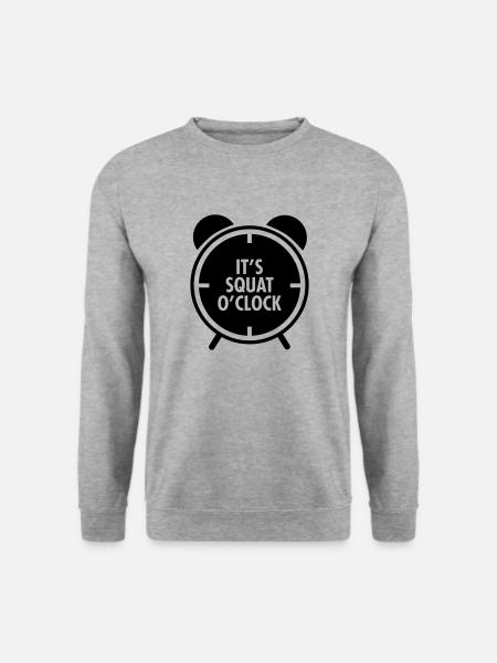 It's Squat O'Clock - Unisex Sweatshirt - salt & pepper