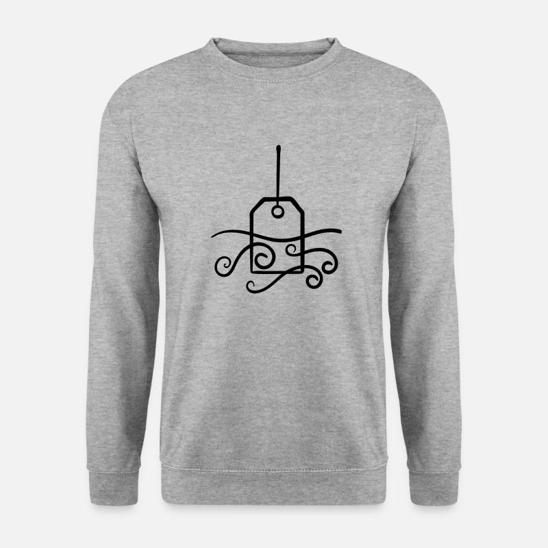 Tea bag - Unisex Sweatshirt - salt & pepper