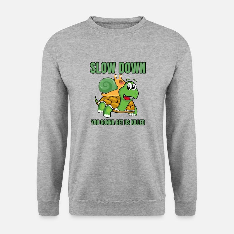 turtle sea turtle testudinata animal - Unisex Sweatshirt - salt & pepper