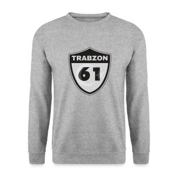 Trabzon - Unisex Sweatshirt - salt & pepper - Front - Alina (178cm) & Michal (187cm)