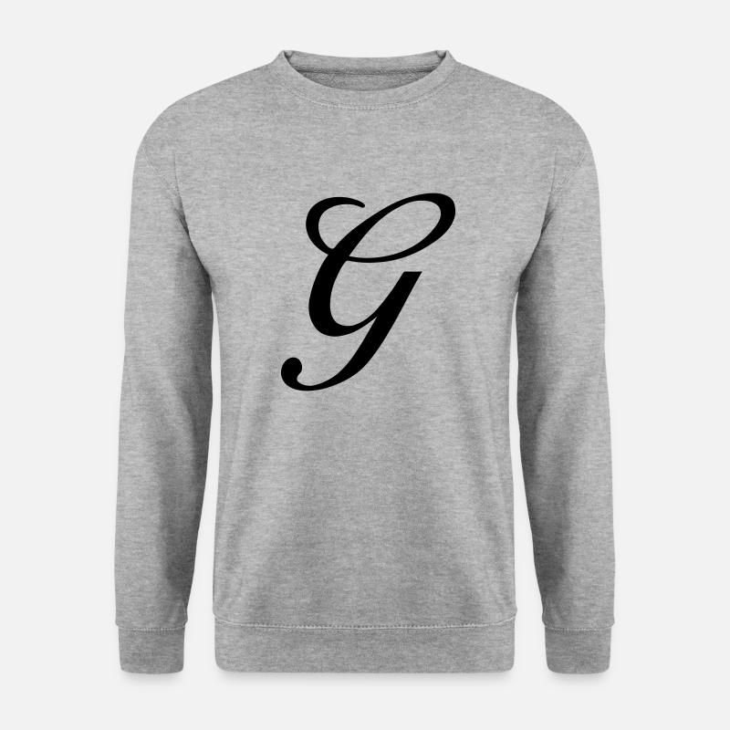 G - Unisex Sweatshirt - salt & pepper