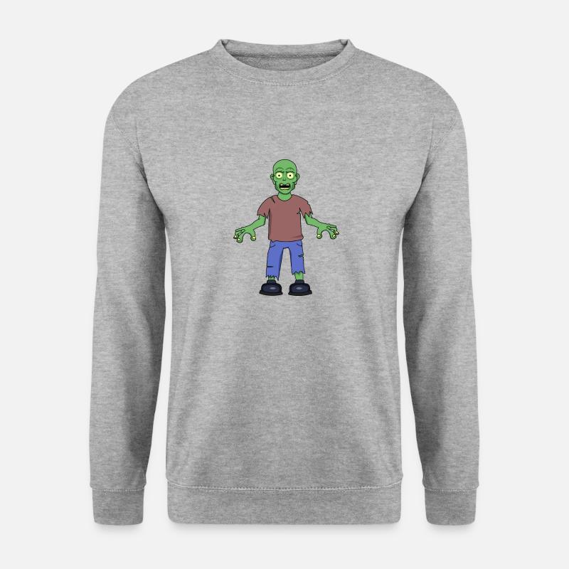 Scared Zombie - Unisex Sweatshirt - salt & pepper