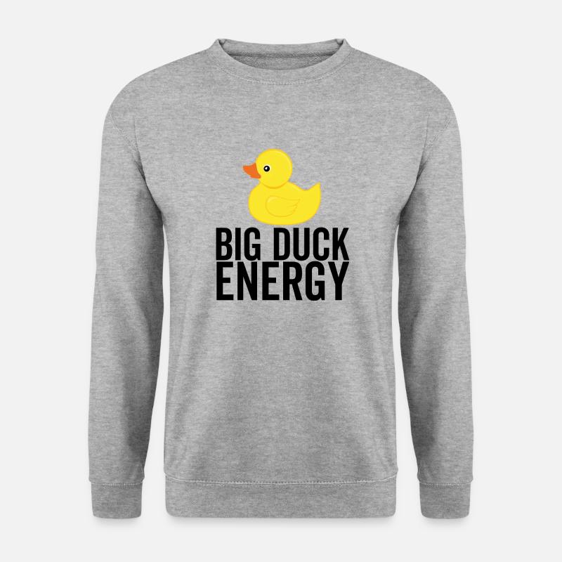 Big Duck Energie - Unisex Pullover - Weißgrau meliert