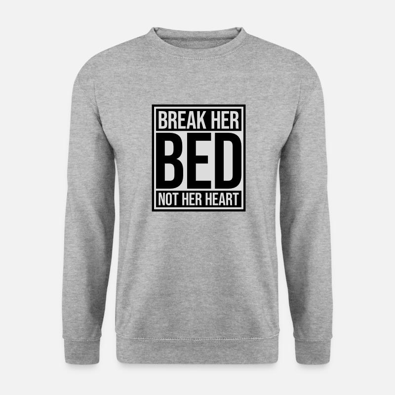 Briser sa citation de lit - Sweat-shirt Unisexe - gris chiné