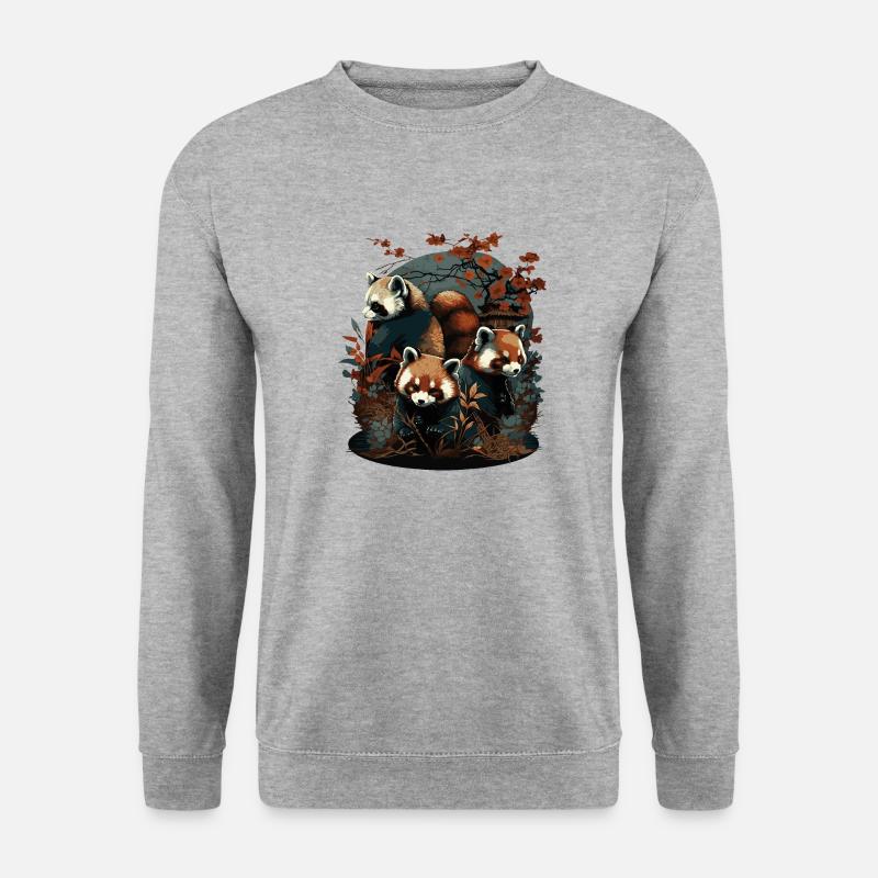Red Panda 2 - Unisex Sweatshirt - salt & pepper