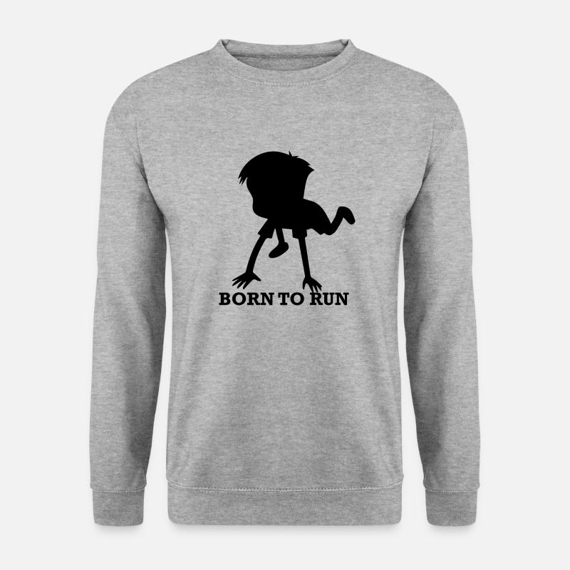 Triathlon Natation Vélo Course Marathon - Sweat-shirt Unisexe - gris chiné