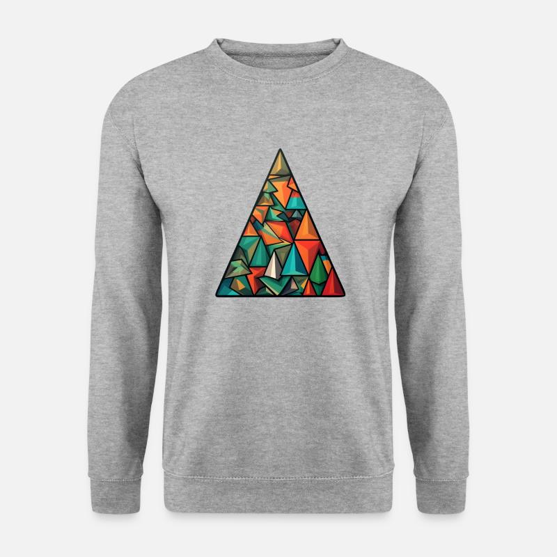 Abstract Christmas Tree - Unisex Sweatshirt - salt & pepper