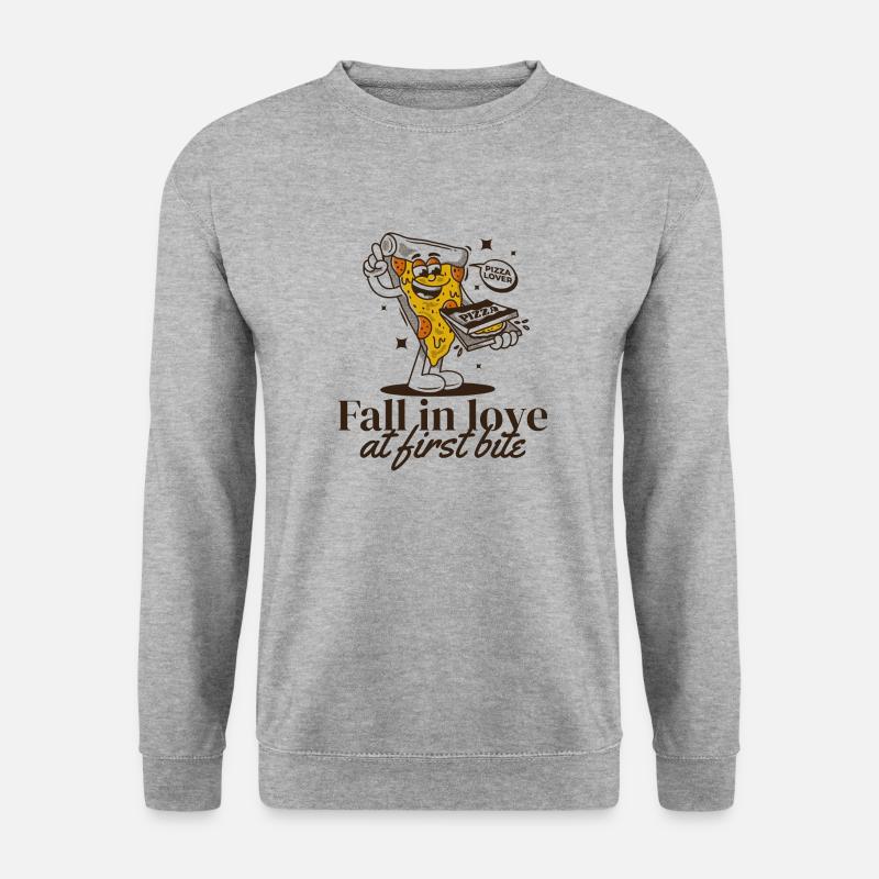 Pizza Comic - Unisex Sweatshirt - salt & pepper