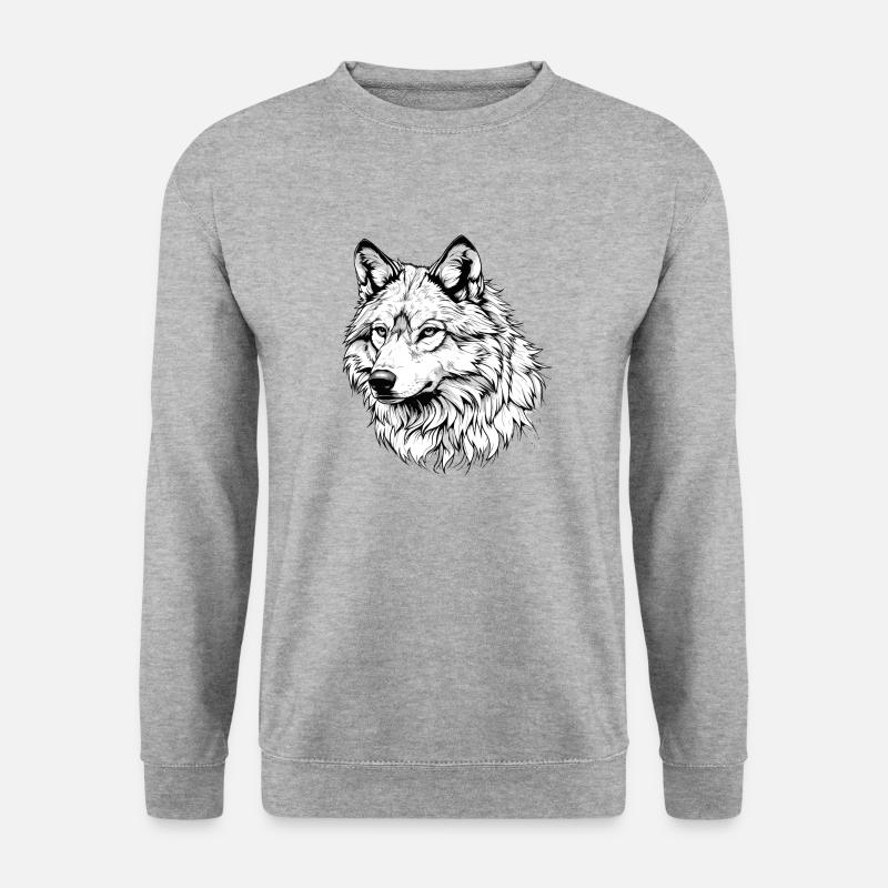 White Wolf - Unisex Sweatshirt - salt & pepper