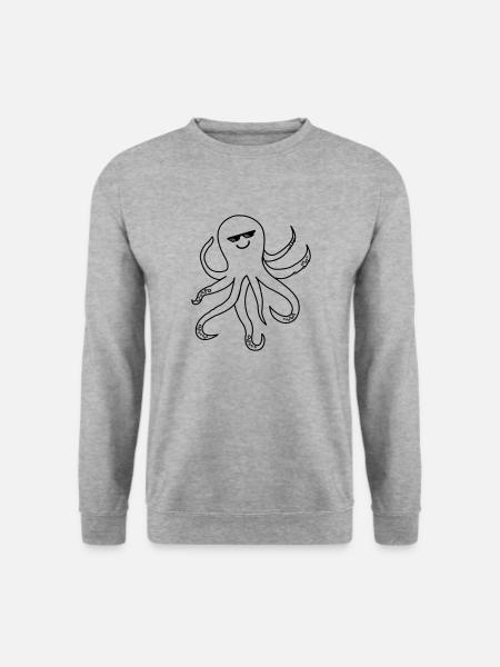 Octopus Octopus Cool - Unisex Sweatshirt - salt & pepper