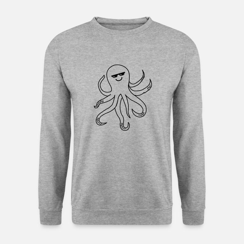 Octopus Octopus Cool - Unisex Sweatshirt - salt & pepper