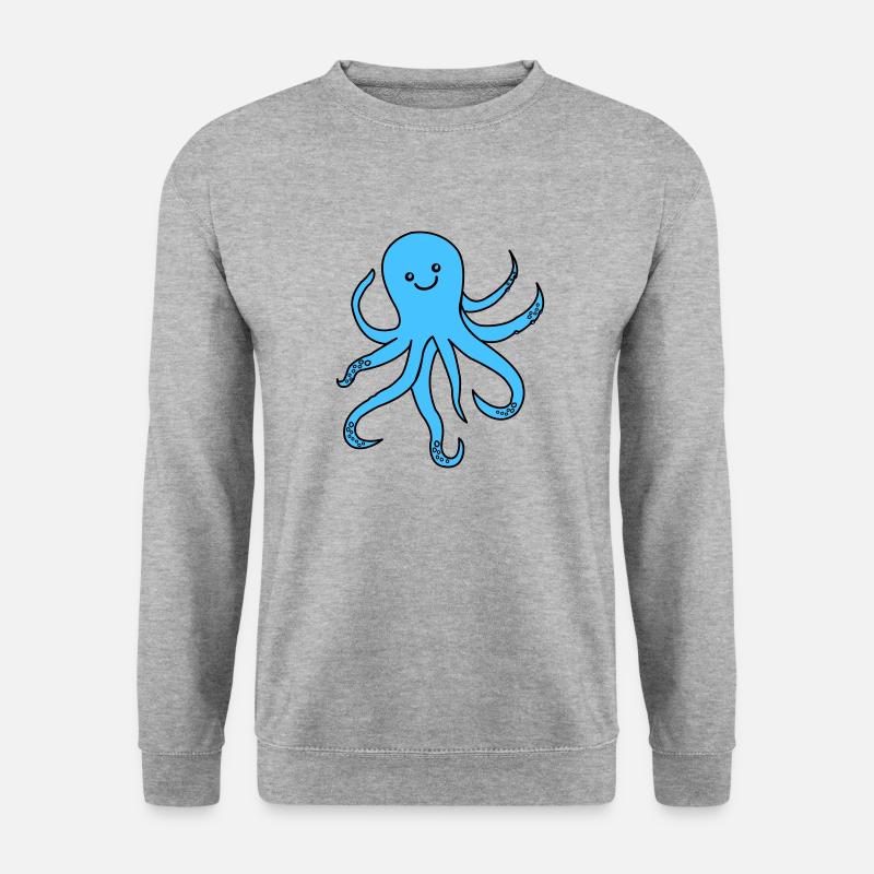 Pieuvre Pieuvre - Sweat-shirt Unisexe - gris chiné