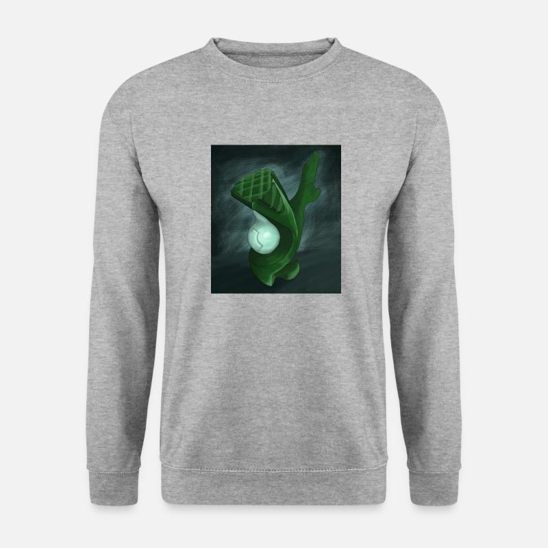 Abstract sculpture - Unisex Sweatshirt - salt & pepper