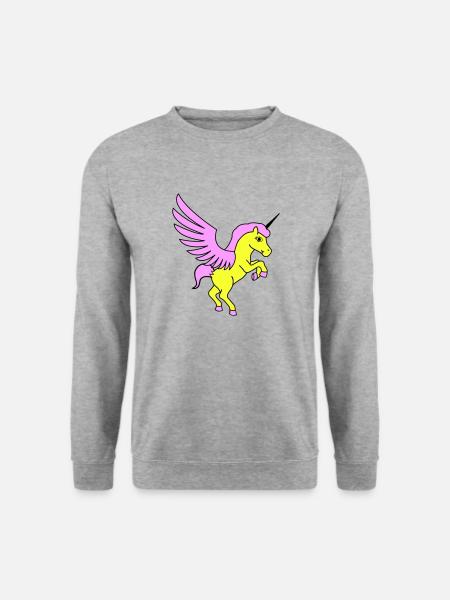 Unicorn Unicorn - Unisex Sweatshirt - salt & pepper