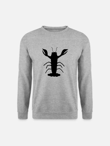 Lobster black - Unisex Sweatshirt - salt & pepper