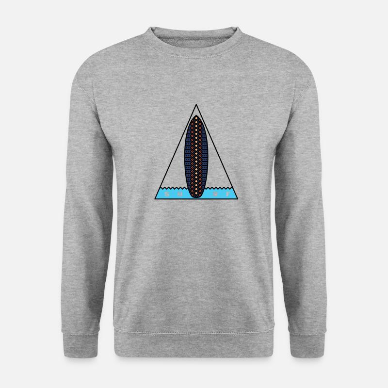 Surf Triangle - Unisex Sweatshirt - salt & pepper