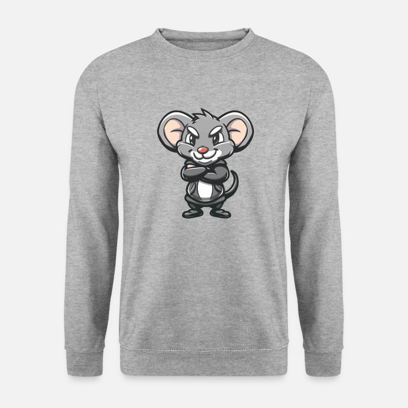mouse - Unisex Sweatshirt - salt & pepper