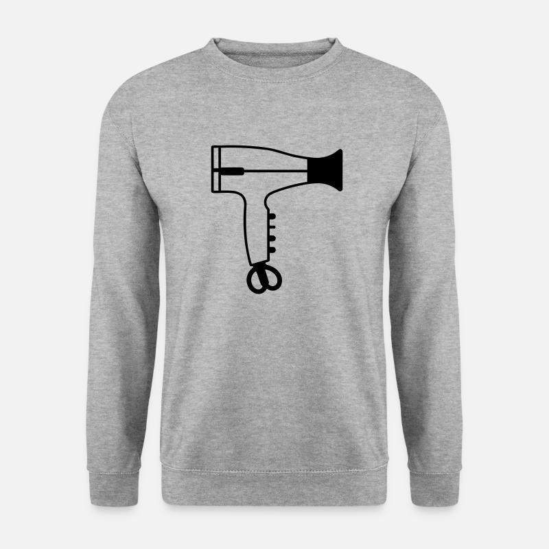Föhn - Unisex Pullover - Weißgrau meliert