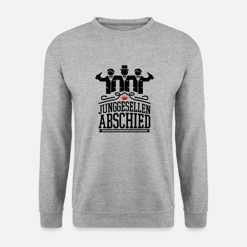 Junggesellen Abschied - Unisex Pullover - Weißgrau meliert