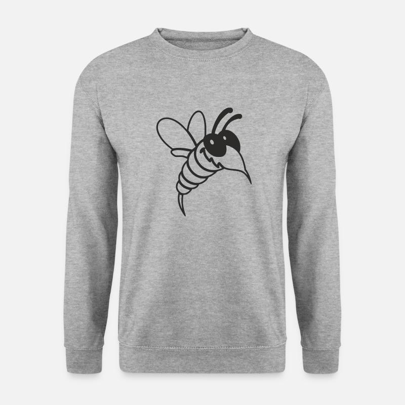 Muecke - Unisex Pullover - Weißgrau meliert