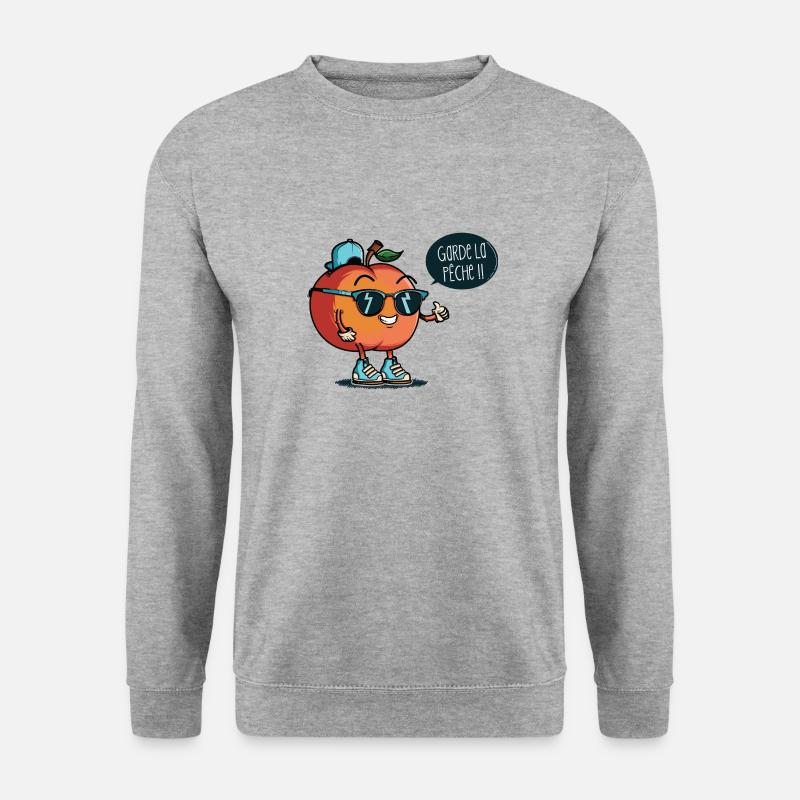 Garde la pêche - Sweat-shirt Unisexe - gris chiné
