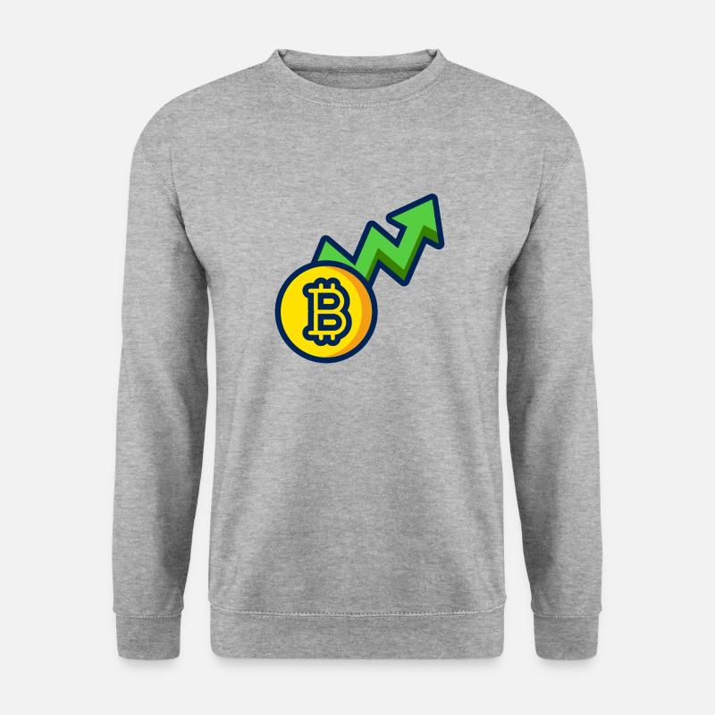 KRYPTO - Unisex Pullover - Weißgrau meliert