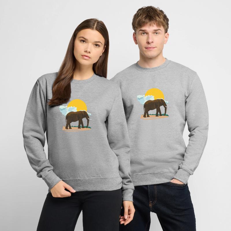Elefant oder doch Elephant? Unisex Pullover