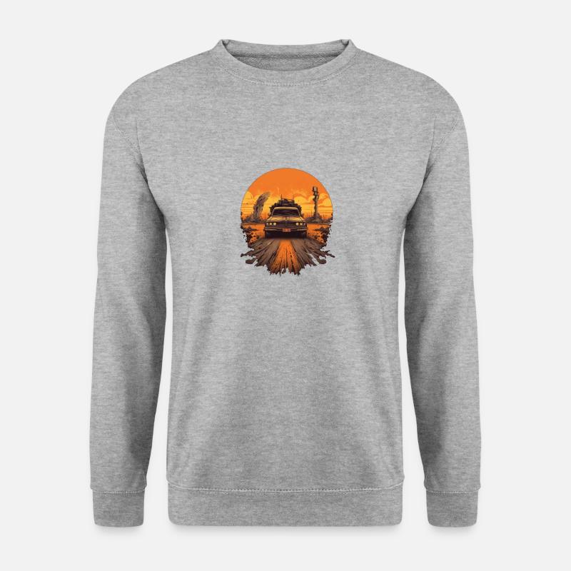 Autos  7 - Unisex Pullover - Weißgrau meliert