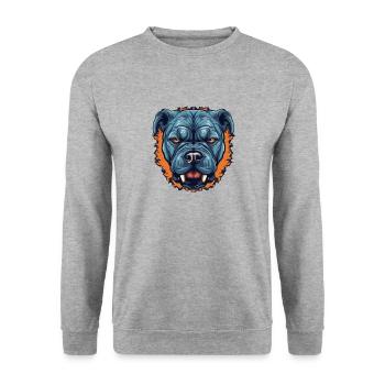 Pit bull - Unisex Sweatshirt - salt & pepper - Front - Alina (178cm) & Michal (187cm)
