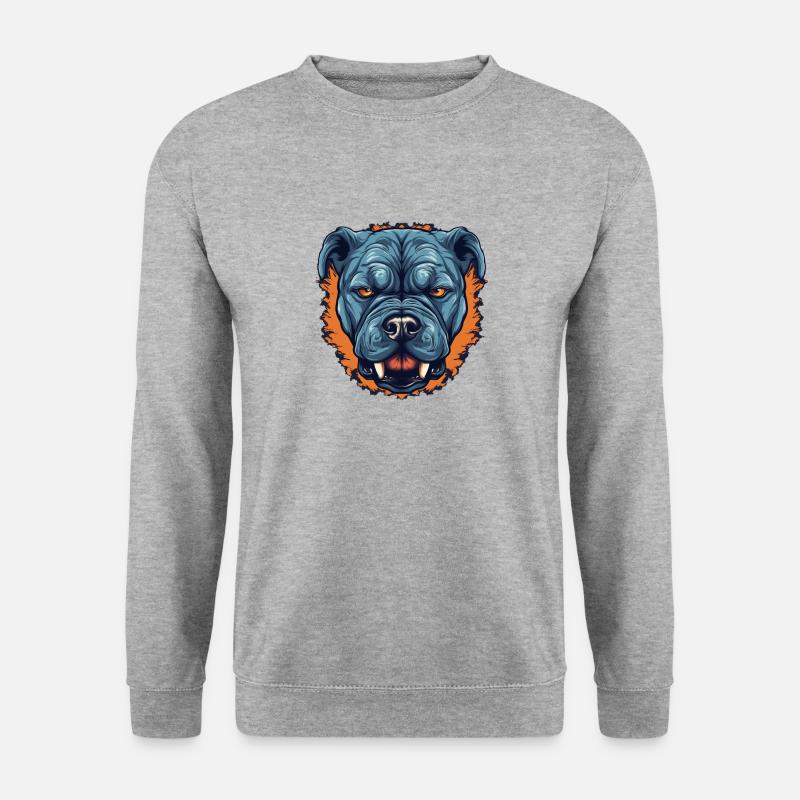 Pitbull - Unisex Pullover - Weißgrau meliert