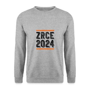 Zrce Millésime 2024 - Sweat-shirt Unisexe - gris chiné - Devant - Alina (178cm) & Michal (187cm)