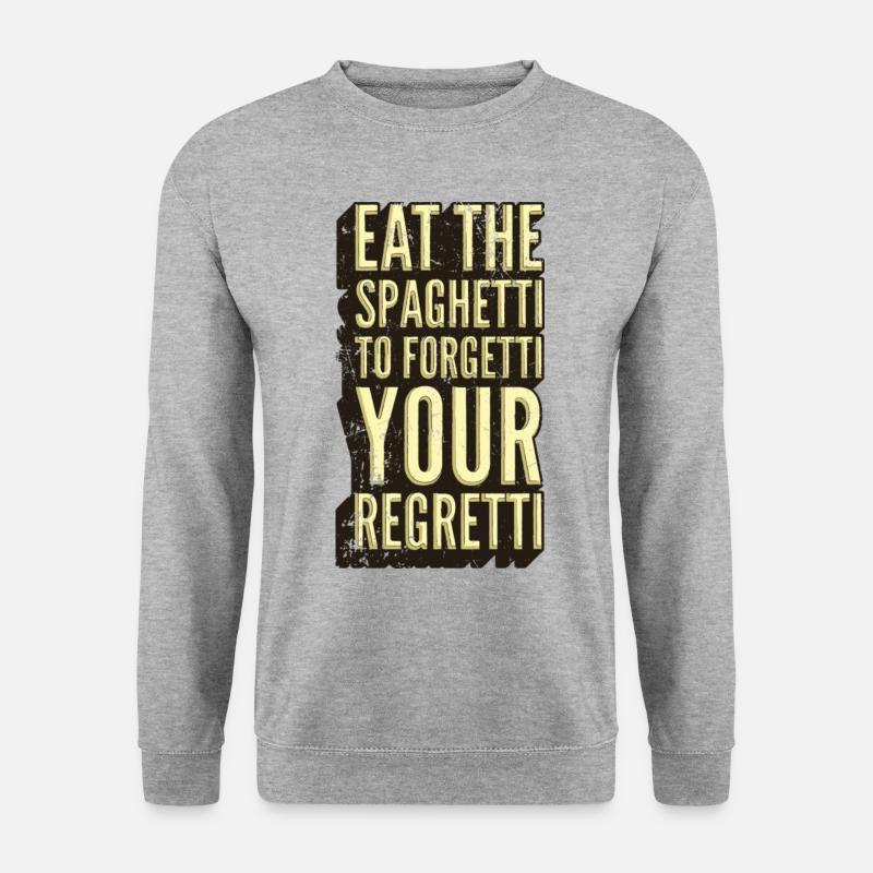 Spaghetti Regret Sarcasm Graphic - Unisex Sweatshirt - salt & pepper