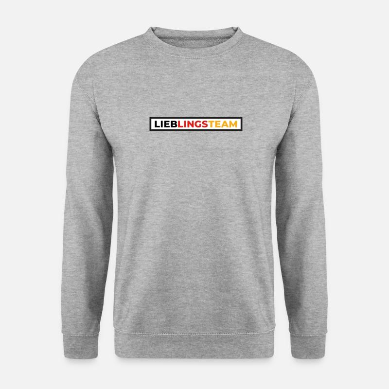 Deutschland Sport Mannschaften - Lieblingsteam Box - Unisex Pullover - Weißgrau meliert
