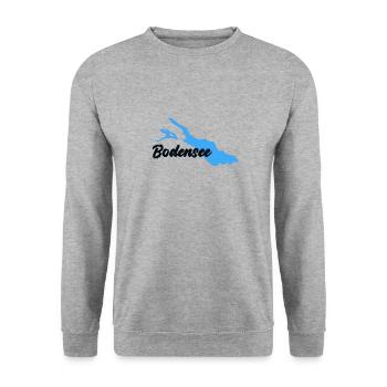 Lake Constance black - Unisex Sweatshirt - salt & pepper - Front - Alina (178cm) & Michal (187cm)