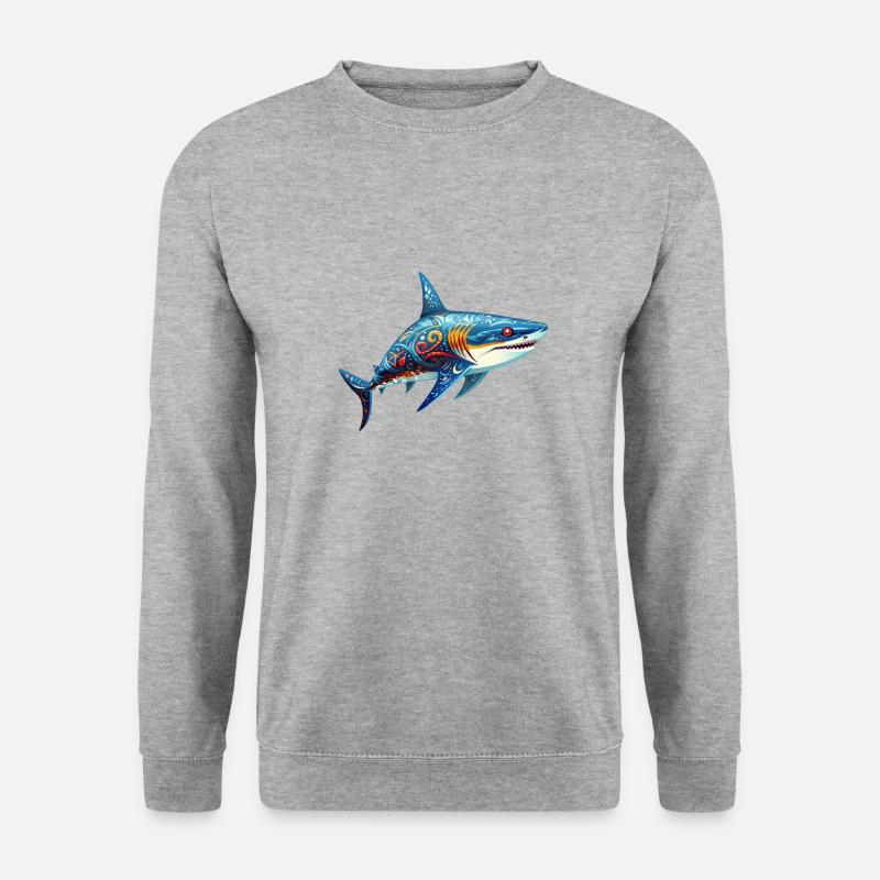 Ankara-Hai - Unisex Pullover - Weißgrau meliert