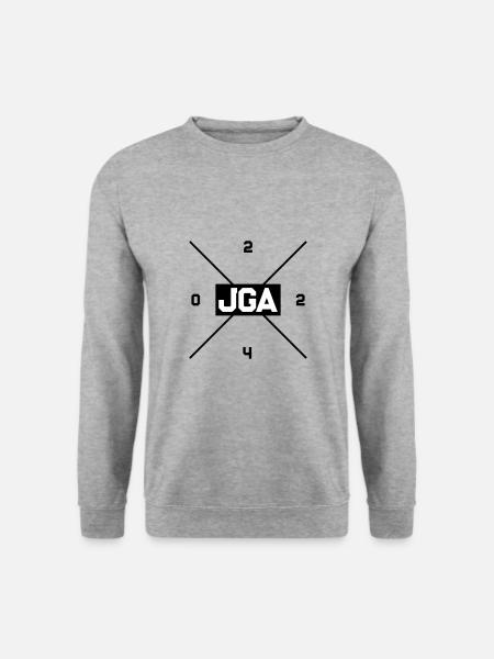 Jga 2024 Junggesellenabschied - Unisex Pullover - Weißgrau meliert