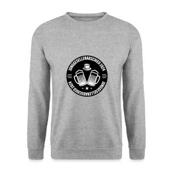 Bachelor Party 2024 Bachelor Party - Unisex Sweatshirt - salt & pepper - Front - Alina (178cm) & Michal (187cm)
