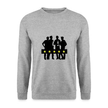 Bachelor Party Bachelor Party - Unisex Sweatshirt - salt & pepper - Front - Alina (178cm) & Michal (187cm)