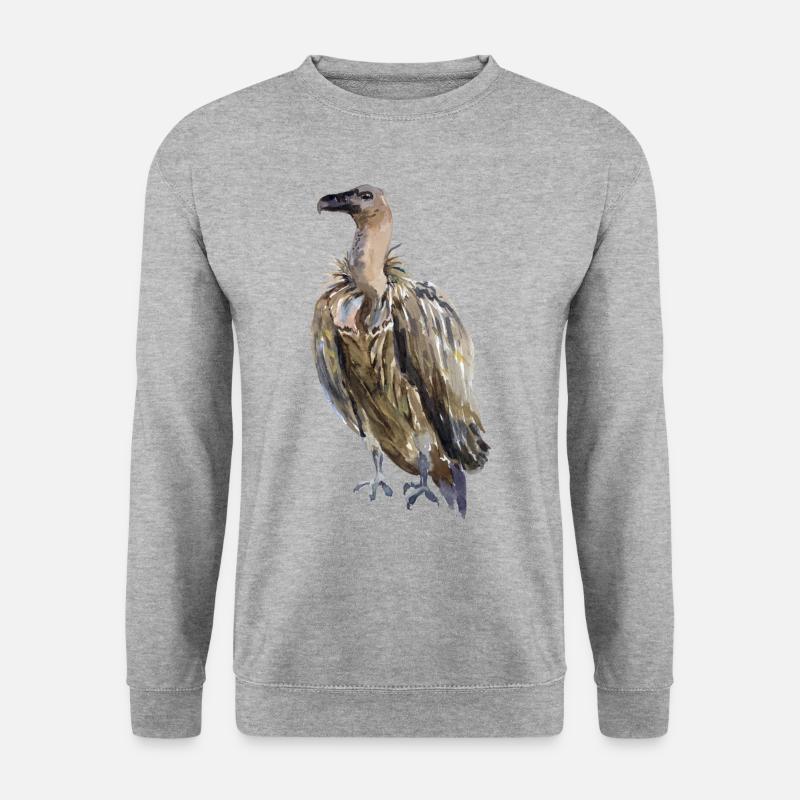 Geier - Unisex Pullover - Weißgrau meliert